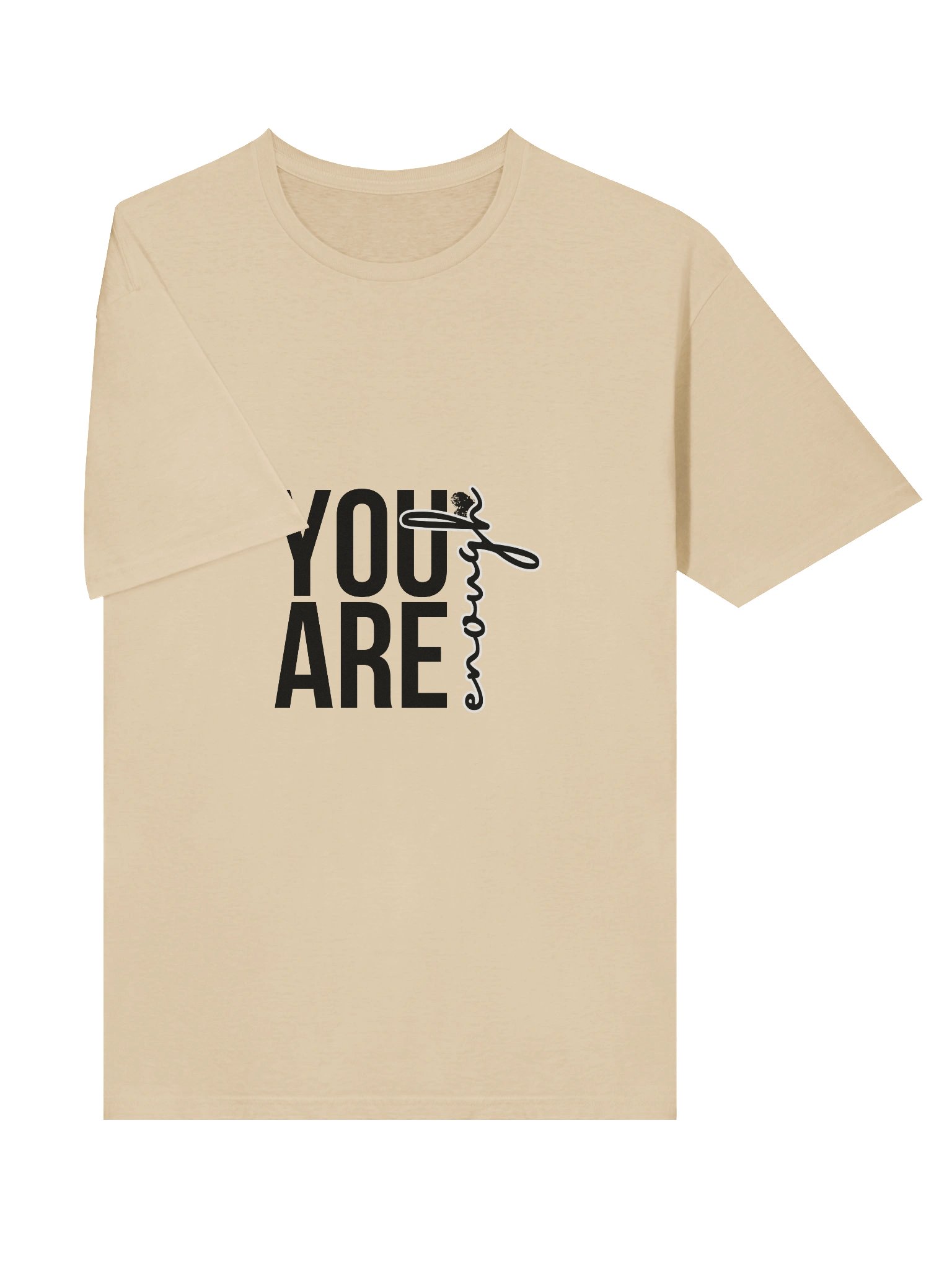 Vertical 'You Are Enough' Script Unisex T-Shirt product image (30)