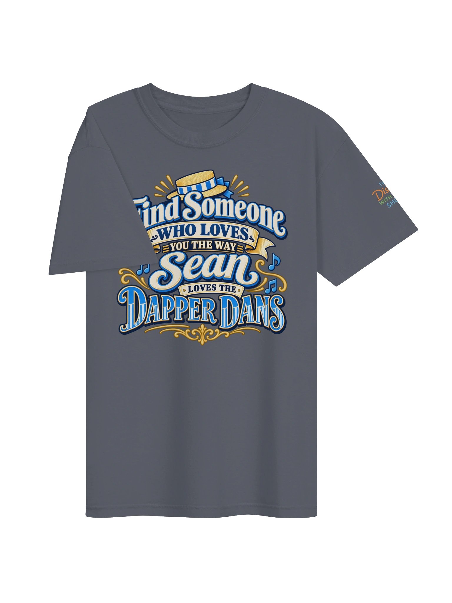Find Someone Who Loves You the Way Sean Loves the Dapper Dans | Blue Relaxed Fit Tee | TDWSS product image (16)