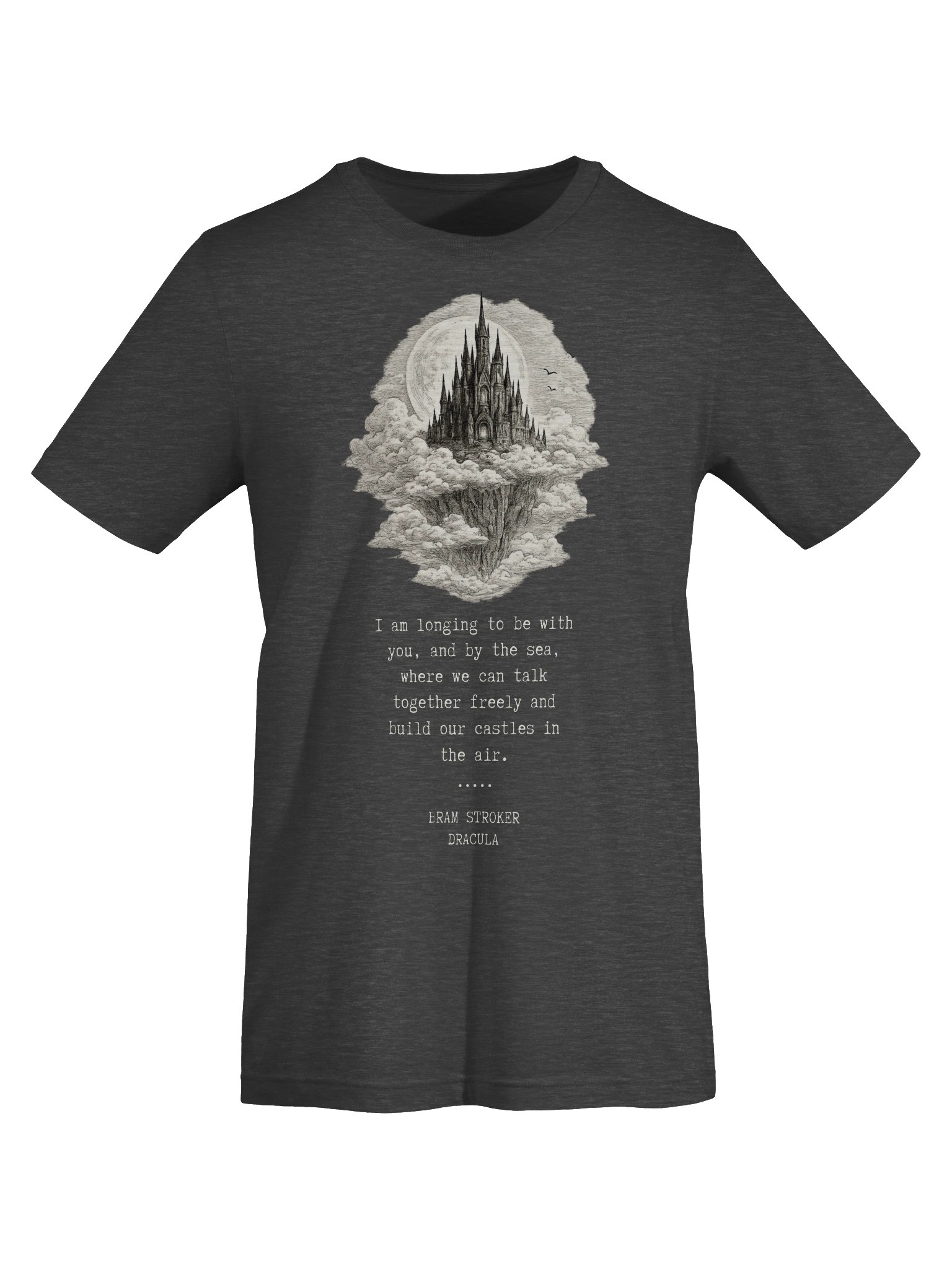 Dracula Quote Shirt, Bram Stoker Literary Tee, Gothic Castle Classic Horror Graphic product image (6)