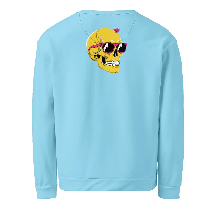Surreal Skull City All-Over Print Sweatshirt product image (2)