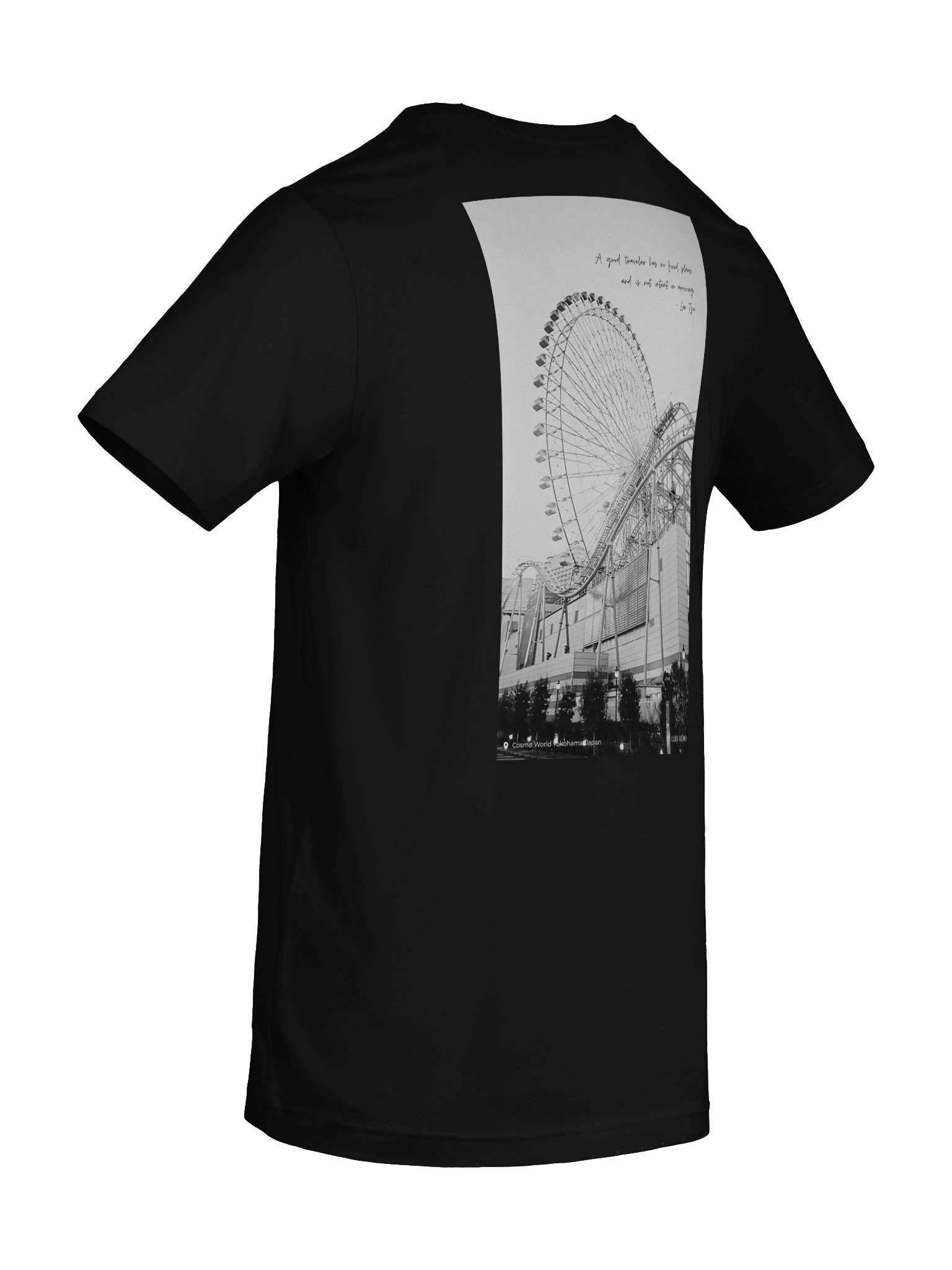 Urban Monochrome Adventure Unisex Tee (Back) product image (4)