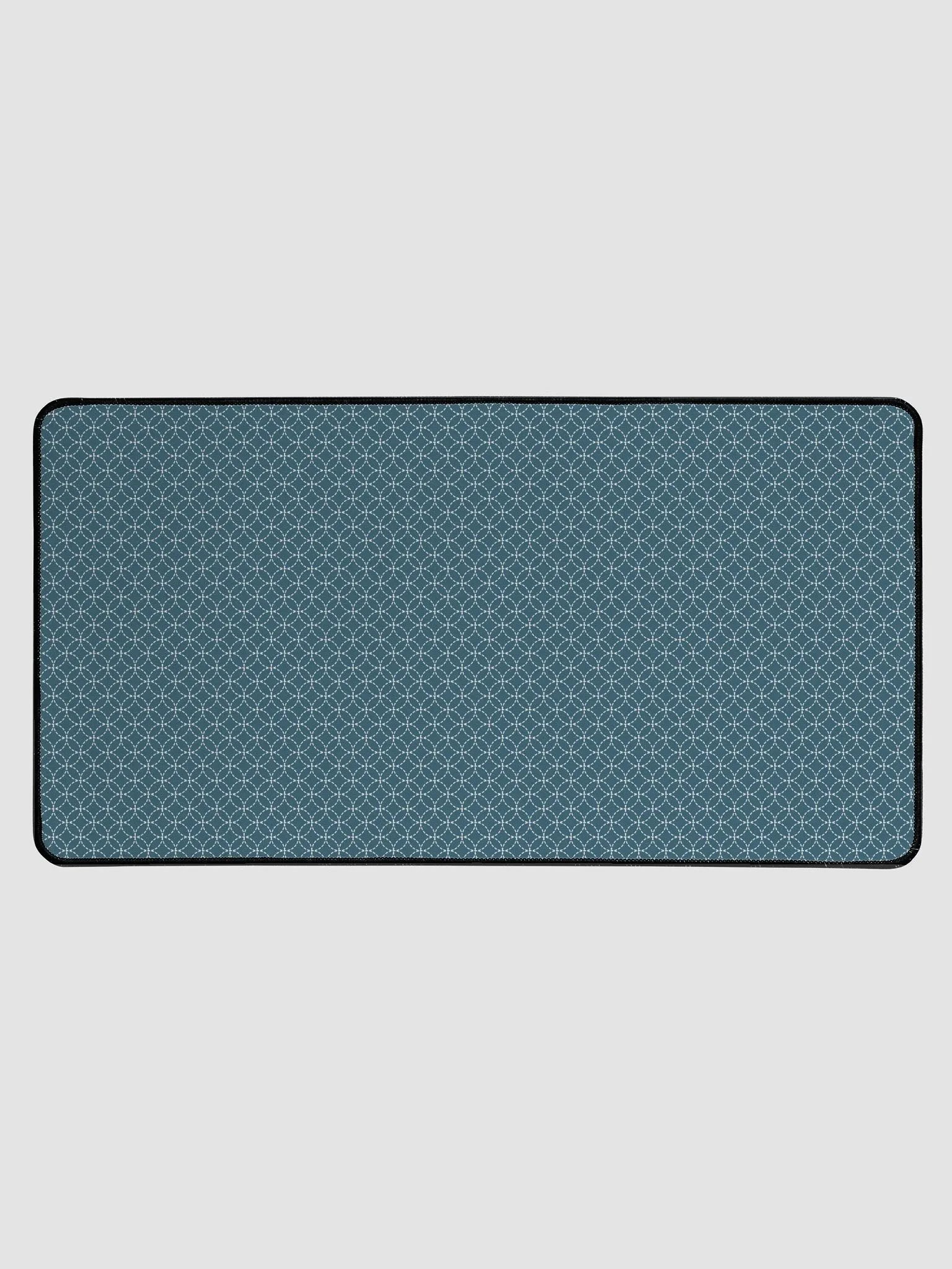 Desk Mat - Japanese Teal Shippo Pattern product image (1)