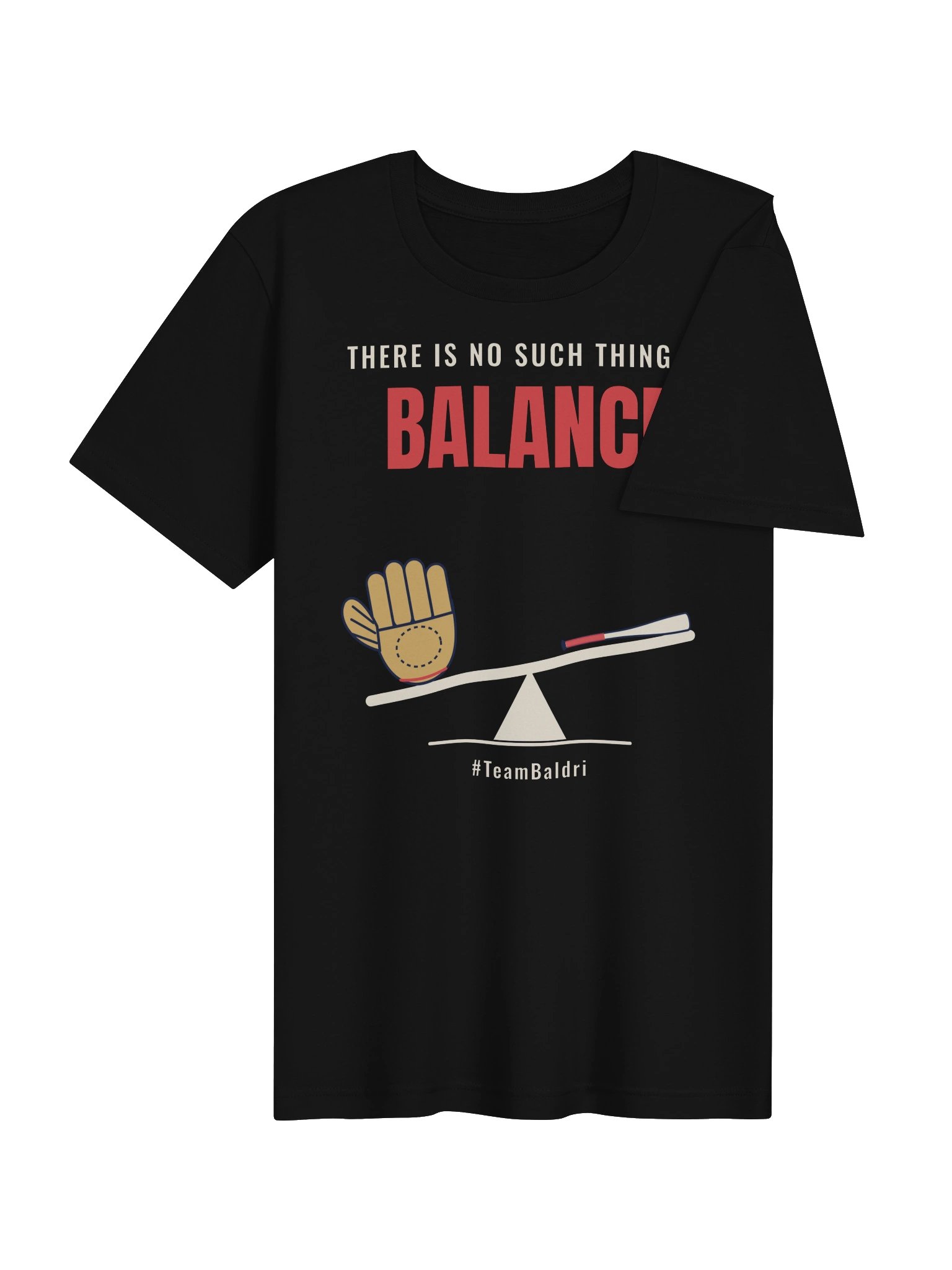 No Such Thing As Balance Tee - Black product image (4)