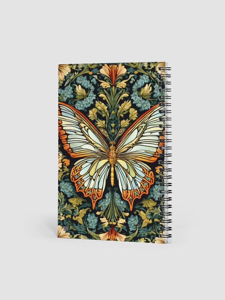 Spiral Notepad William Morris Inspired Butterfly product image (2)
