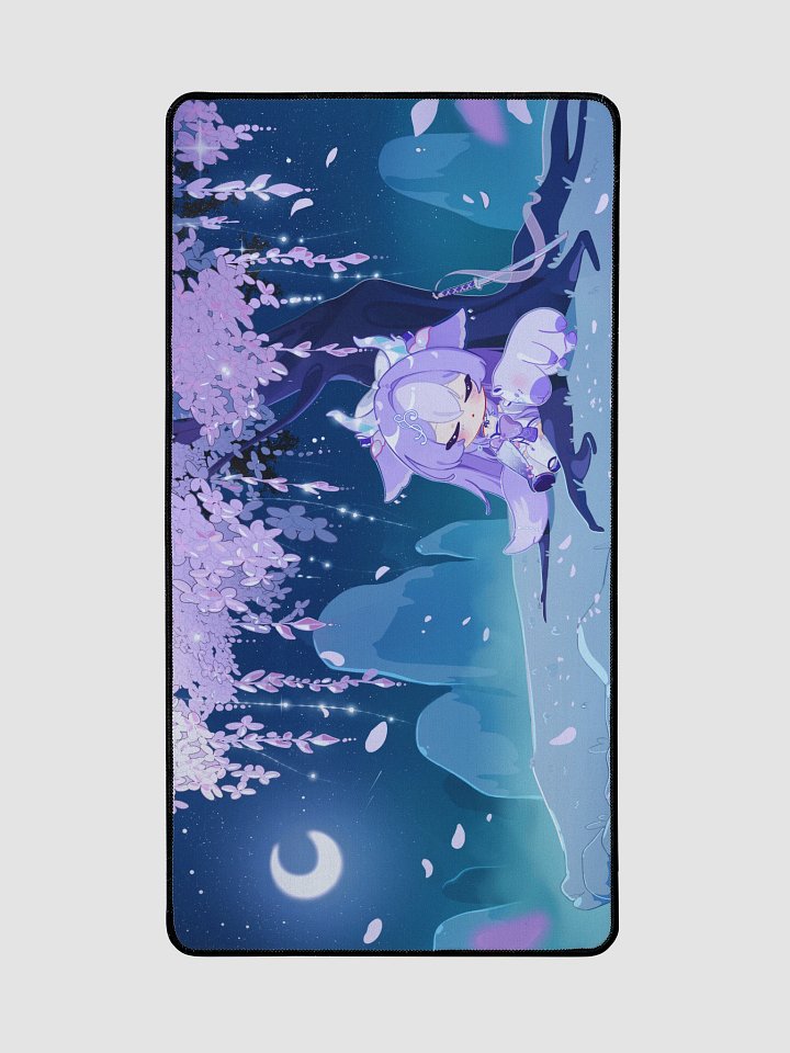 Large Sleepy Fox Desk Mat product image (2)