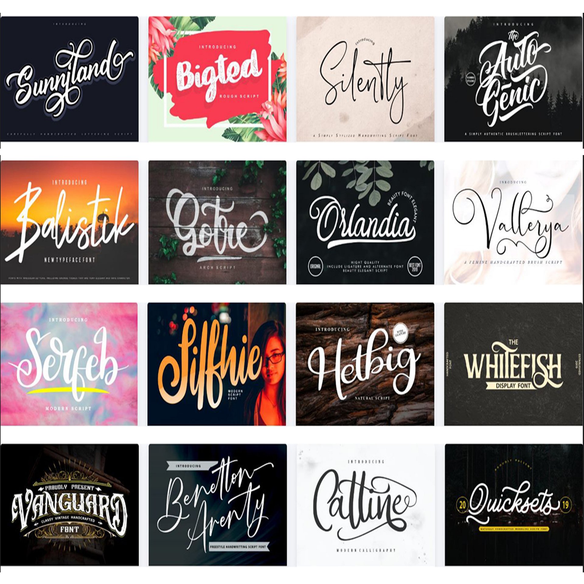600 Font Bundle for Cricut – Script, Calligraphy & Handwritten Fonts | Monogram, Logo & Wedding Fonts | OTF TTF Digital Download | Commercial Use product image (3)