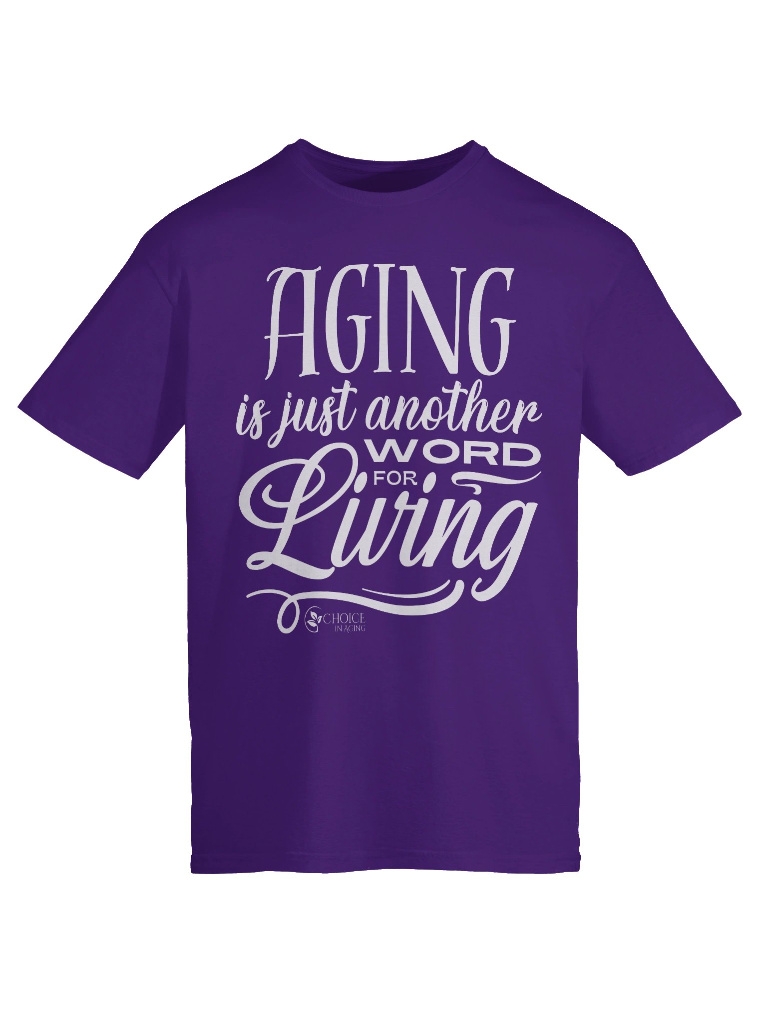 Unisex Softstyle T-Shirt by Gildan - "Aging is Just Another Word for Living" product image (1)
