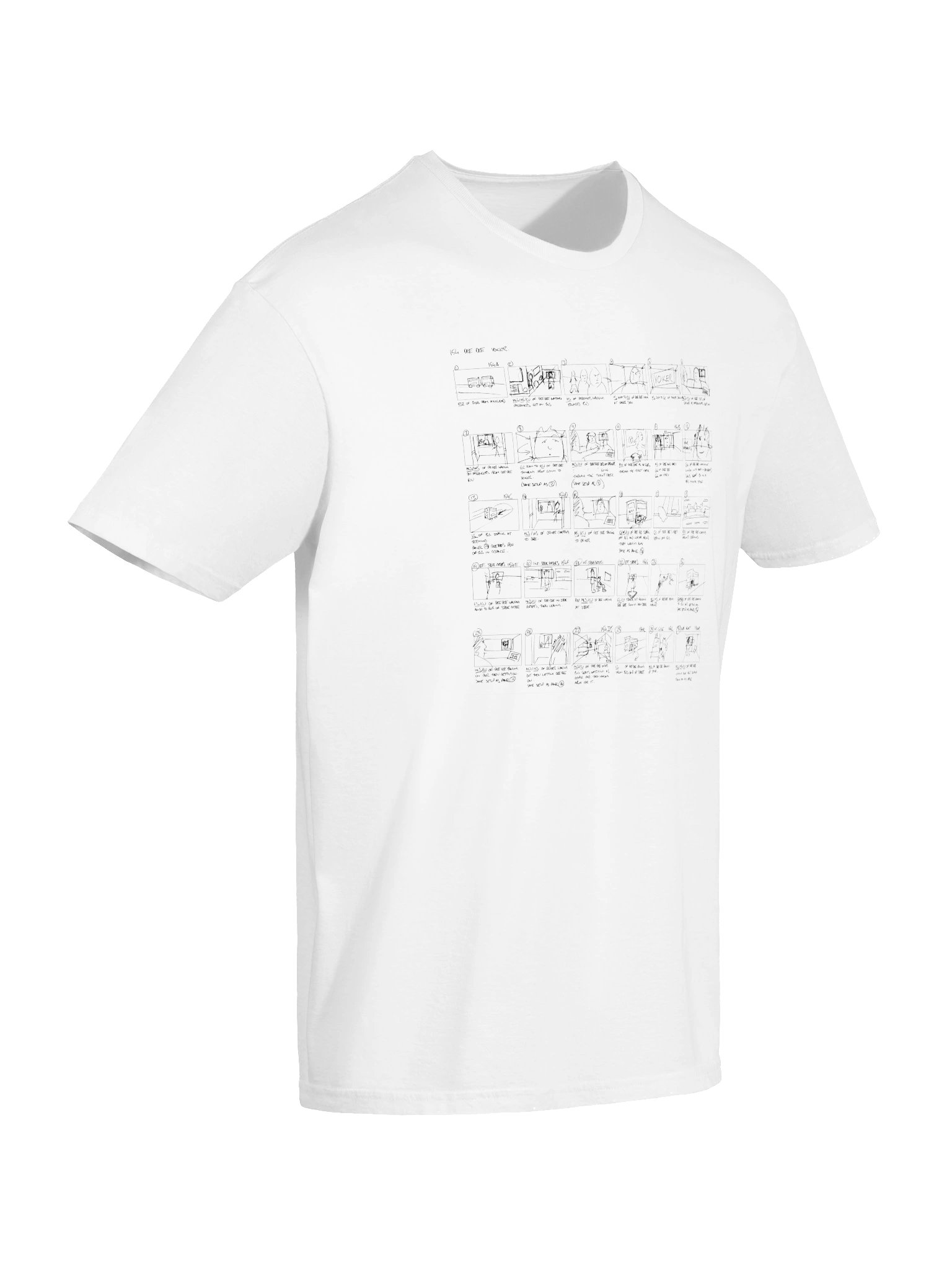 Dee Dee Yoker Storyboard (Black Lines) Unisex T-Shirt product image (3)