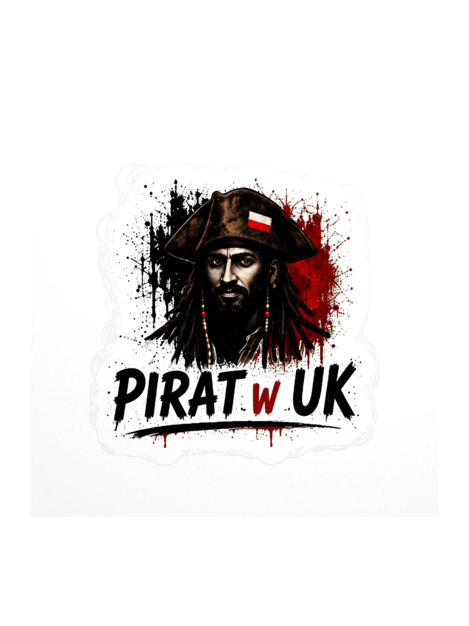 Pirat w UK — Naklejka product image (1)