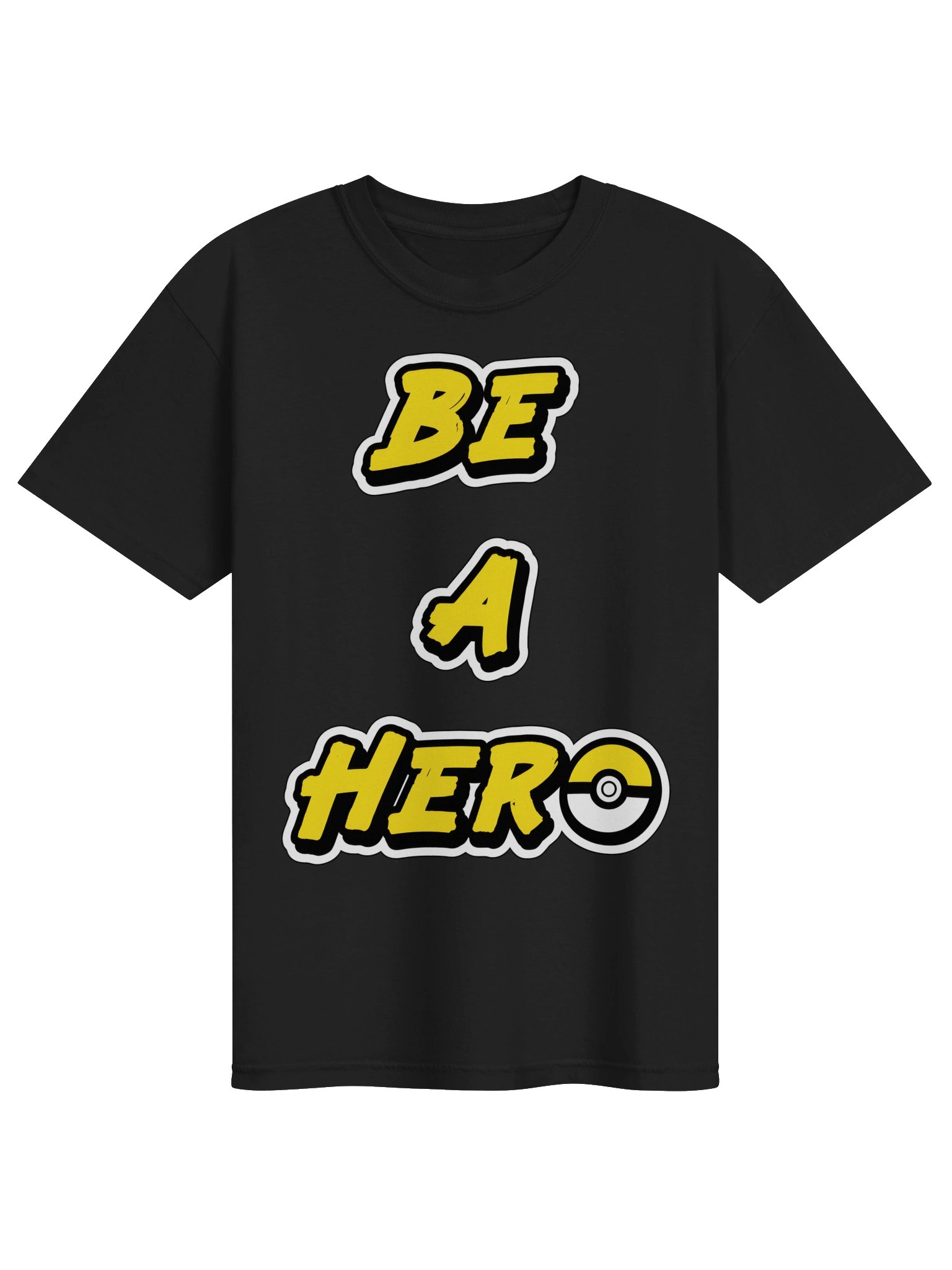 Be A Hero T Shirt (Yellow) product image (1)