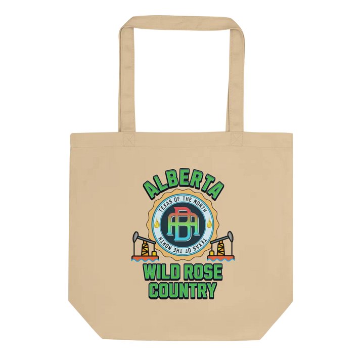 Alberta Wild Rose Country Eco Tote Bag product image (1)