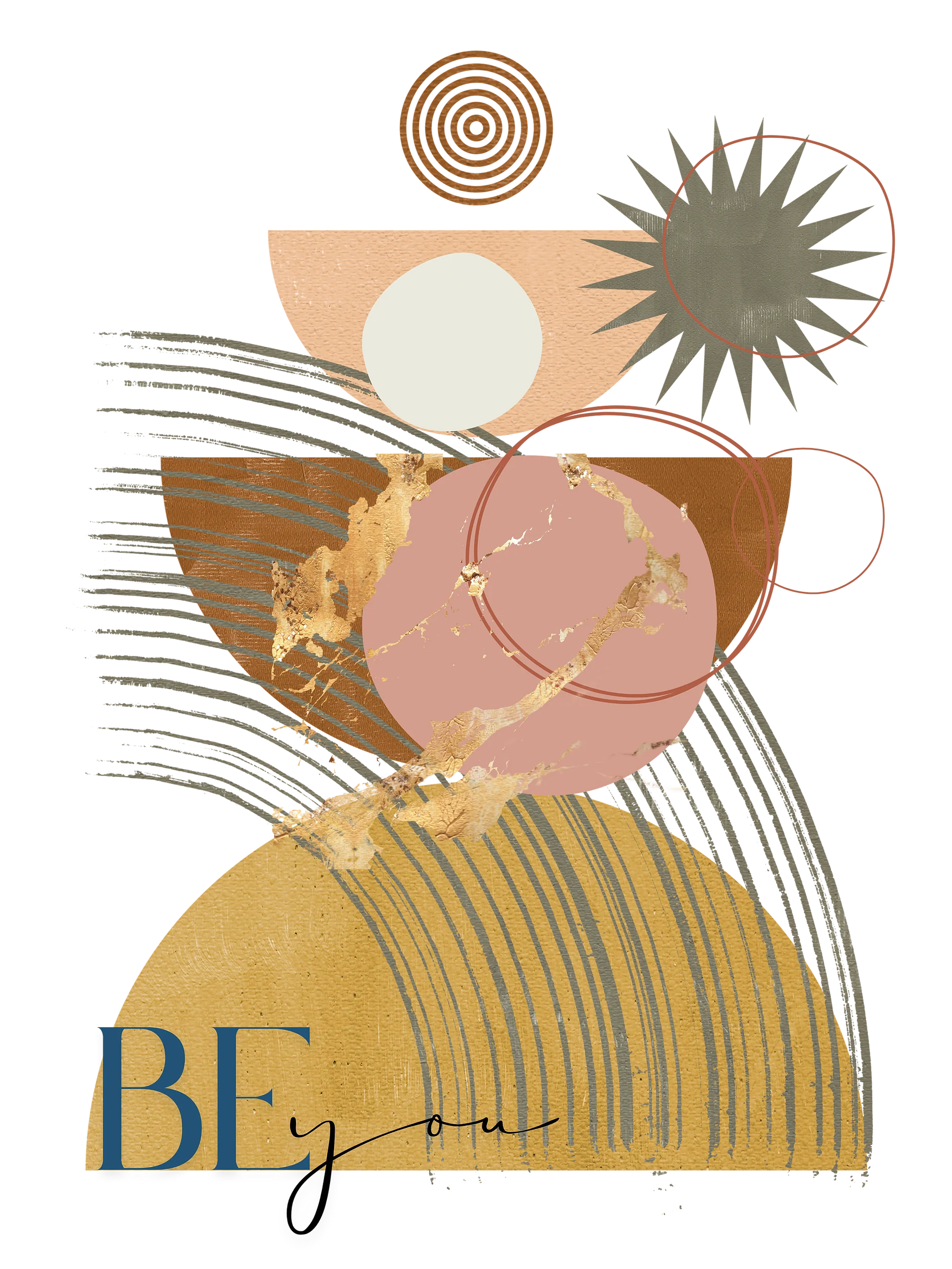'Be You ' Abstract Print #1 product image (2)