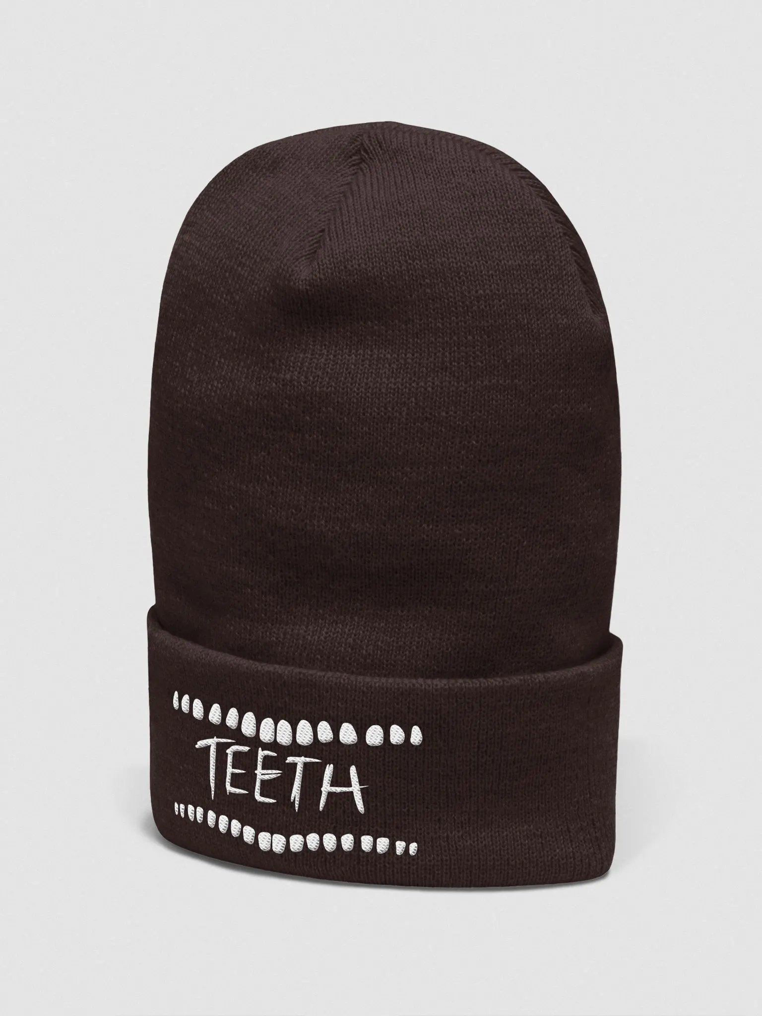 TEETH embroidered beanie product image (3)