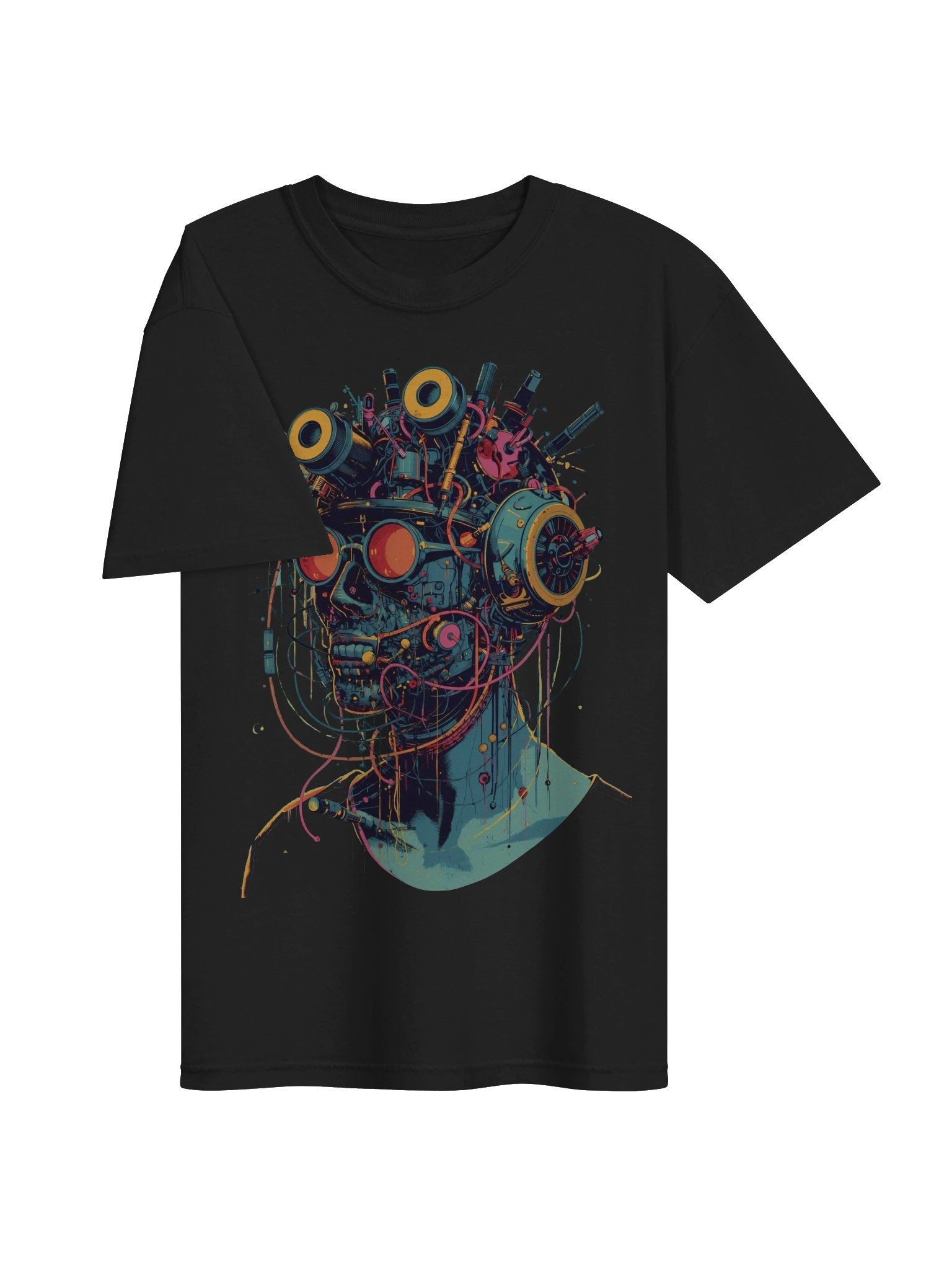 Futuristic Wired Nerd Heavyweight T-Shirt product image (6)