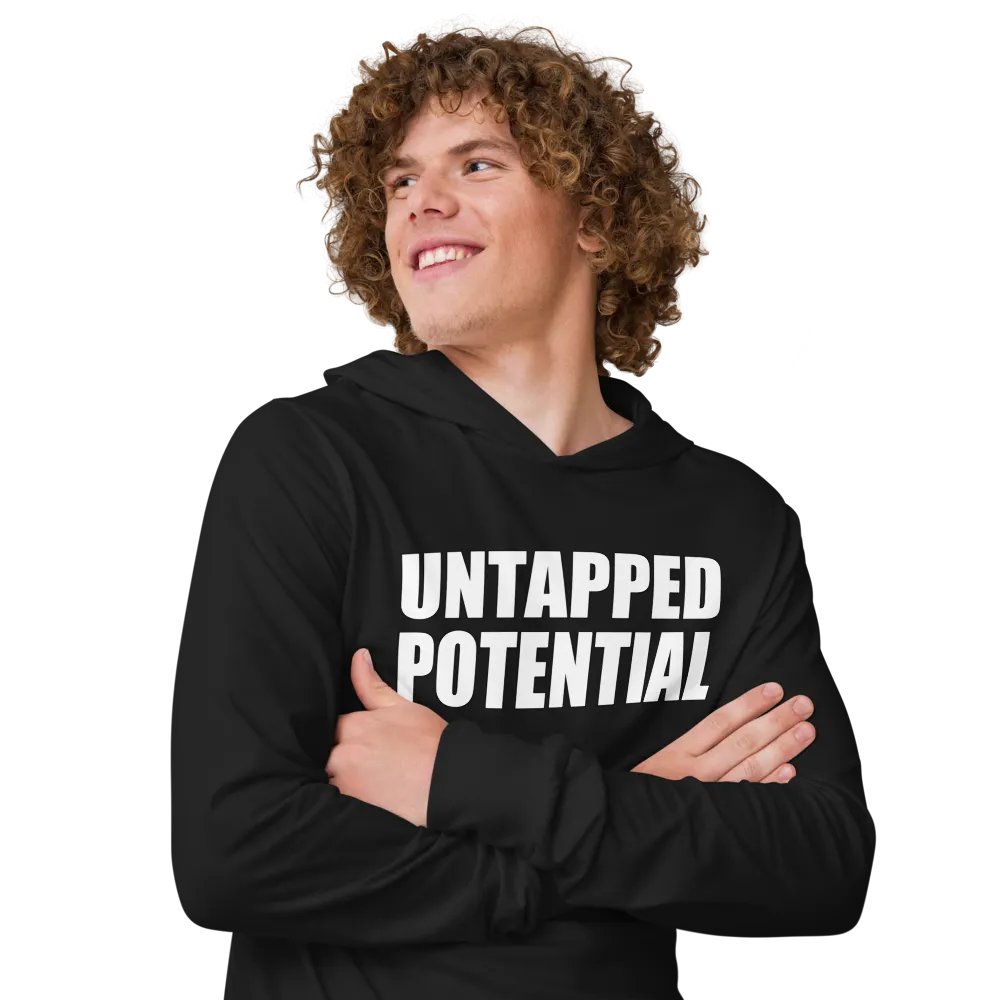 Untapped Potential Hooded T-shirt product image (5)