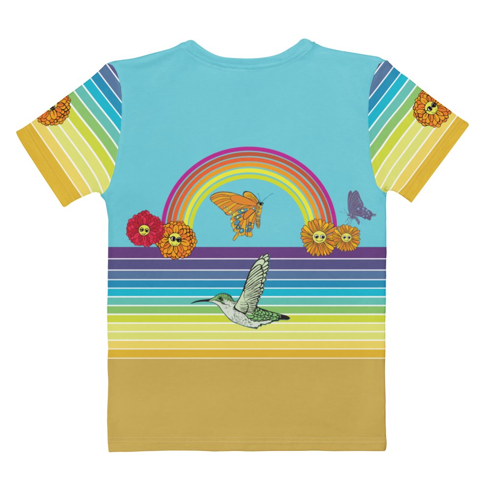 Womens Rainbow Butterfly Dream T-shirt product image (2)