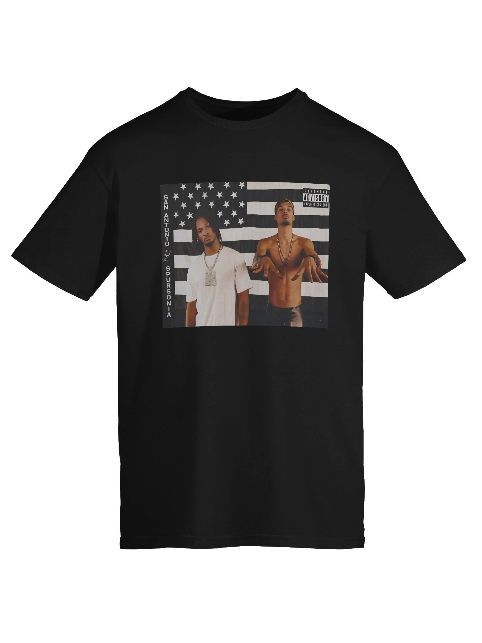 Victor Wemby And Jordan Clarkson Spursonia Shirt product image (2)