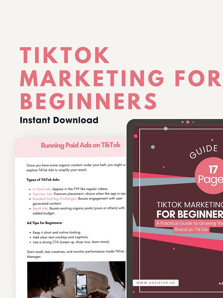 TikTok Marketing for beginners product image (2)