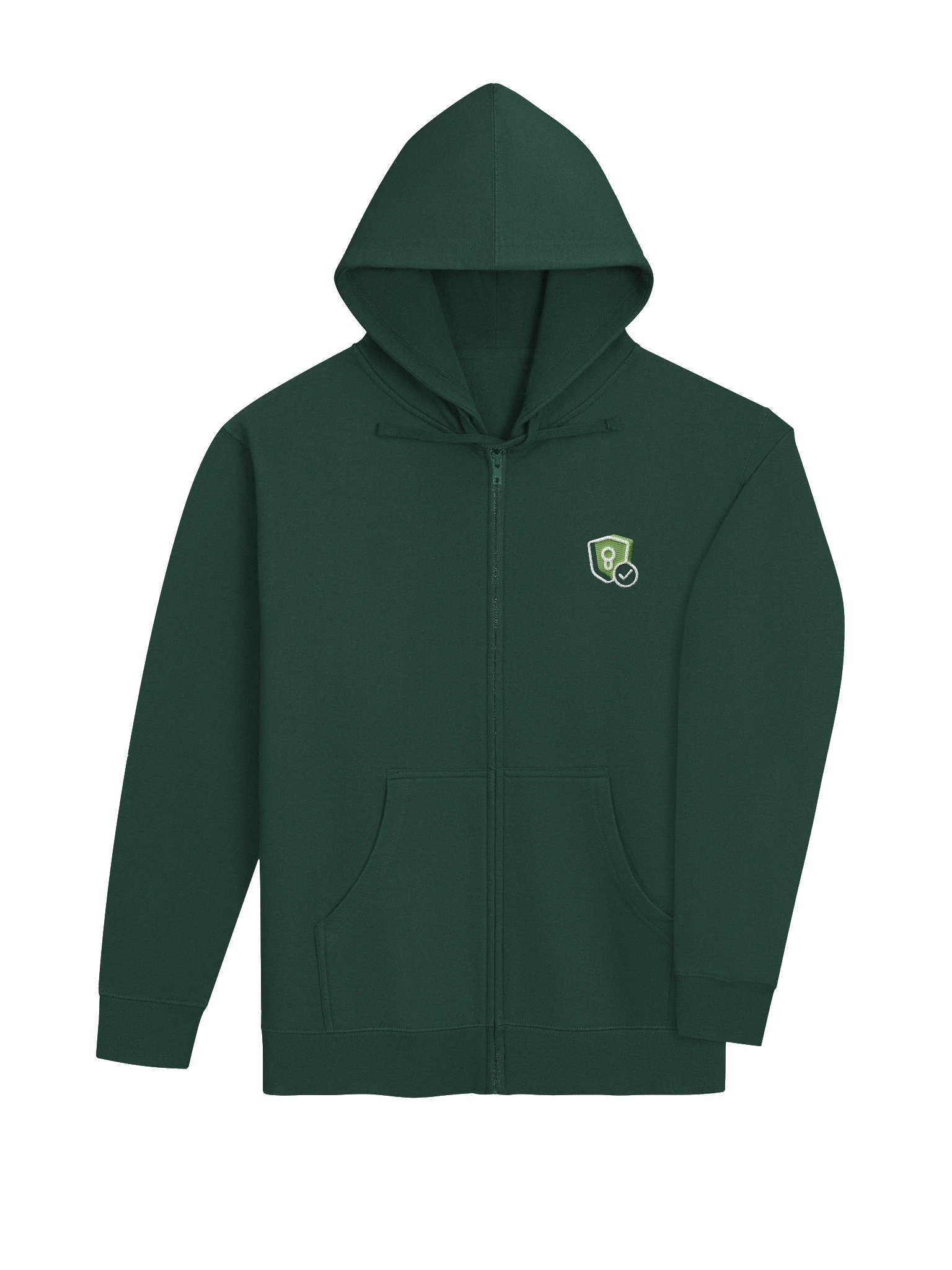 Privacy Guides Shield - Zip-up Hoodie (Embroidered) product image (4)