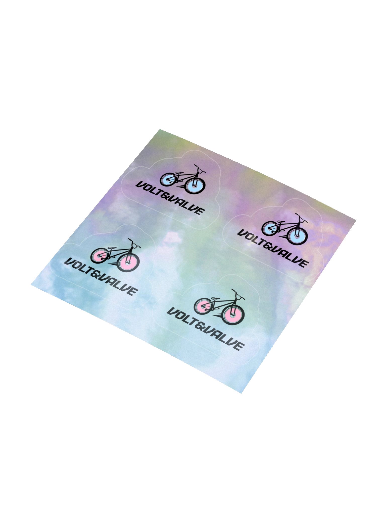 Holographic logo sticker product image (9)