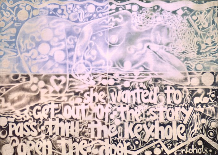 Sleeping Woman (1991) on canvas (40" x 55") product image (1)