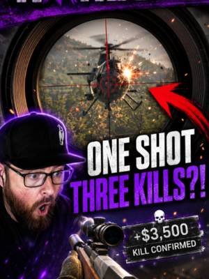 Nah… ONE shot did all that?! 😳 Took the shot at the helicopter and WarDogs rewarded me with THREE KILLS. I’m definitely taking that. 😂🎯 #WarDogs #FPSGaming #Sniper #TripleKill #GamingClips