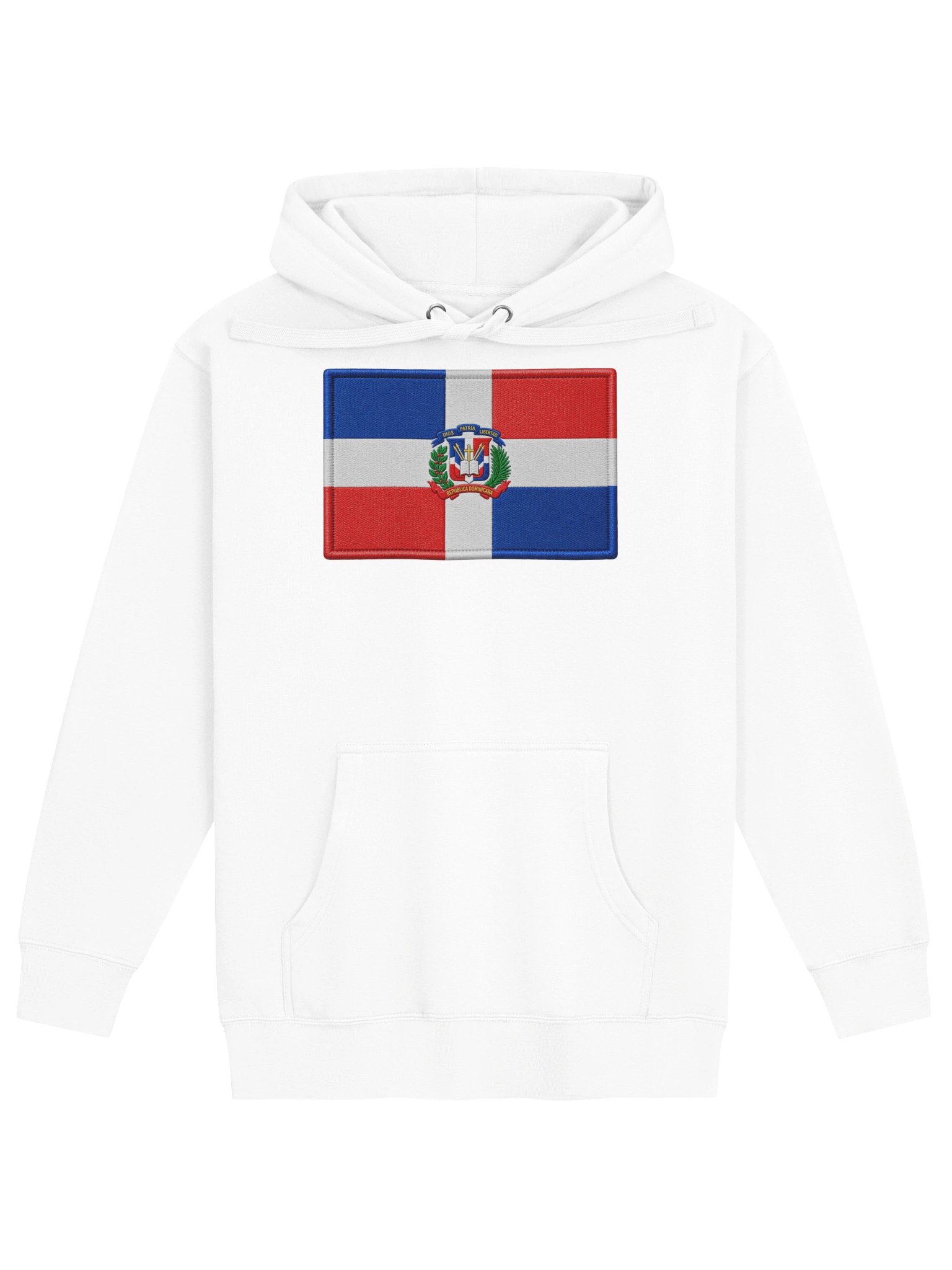 Recovery Cypher™ — Dominican Pride White Hoodie product image (1)