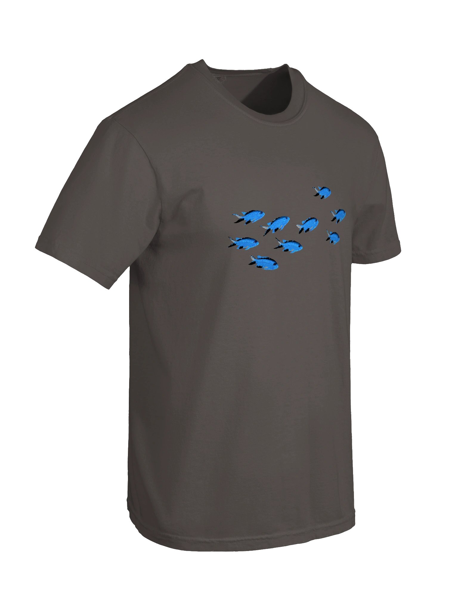 A School of Blue Chromis Embroidered Premium Shirt | Saltwater Reef Aquarium Fish & Marine Life Apparel product image (22)