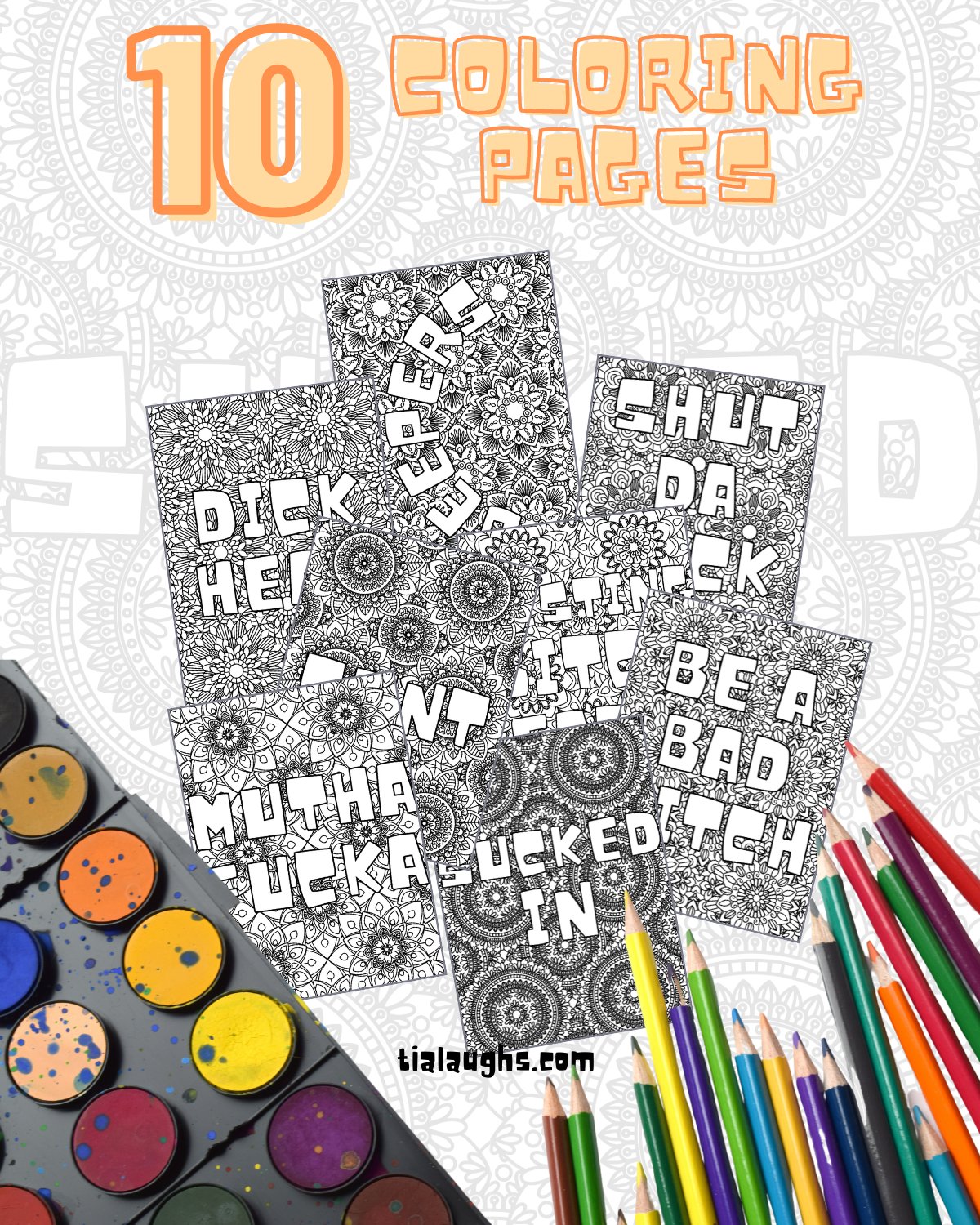 Swear Word and Phrases Coloring Pages product image (6)