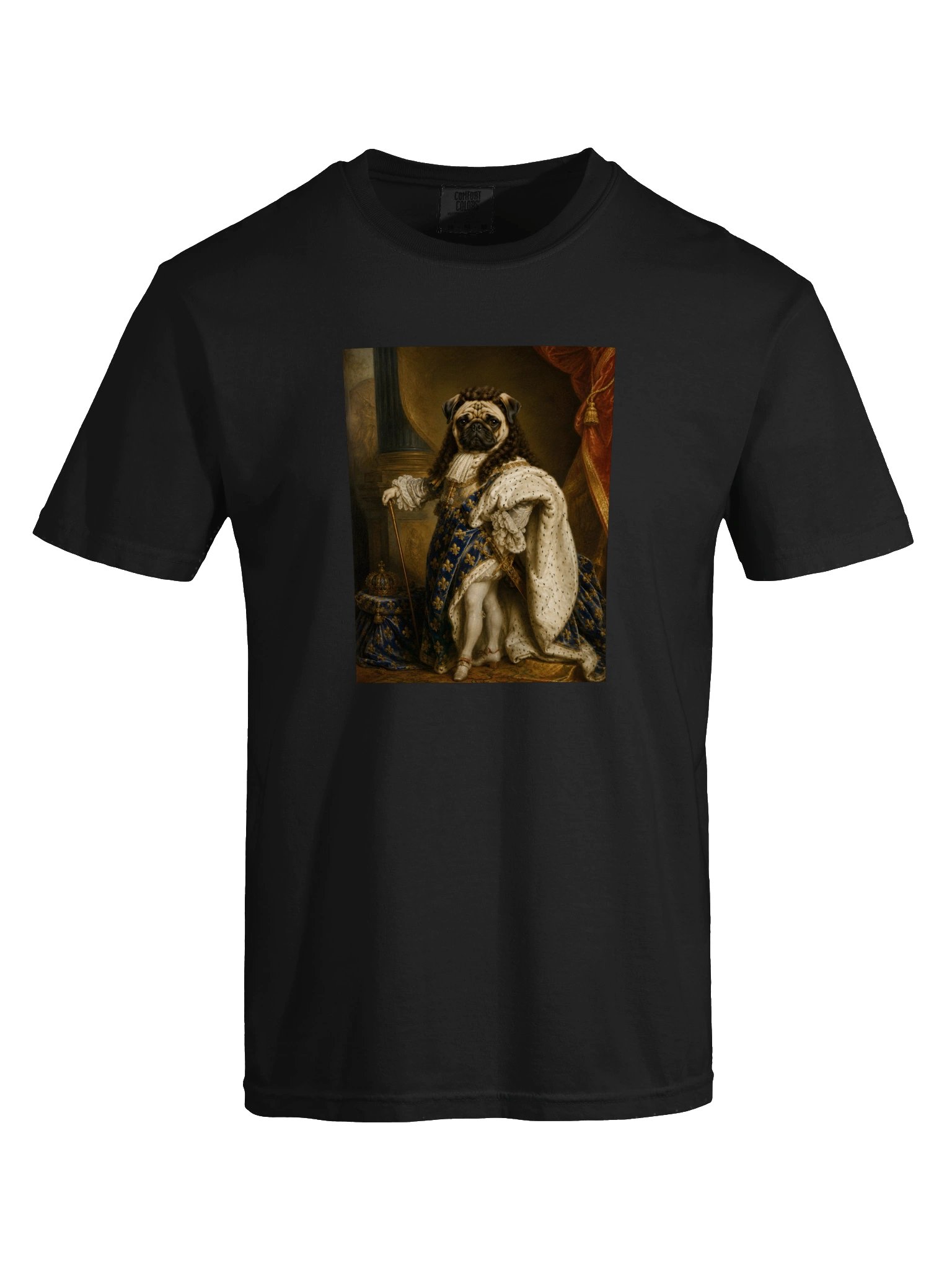 Pug Portrait of Louis XIV T-Shirt product image (4)