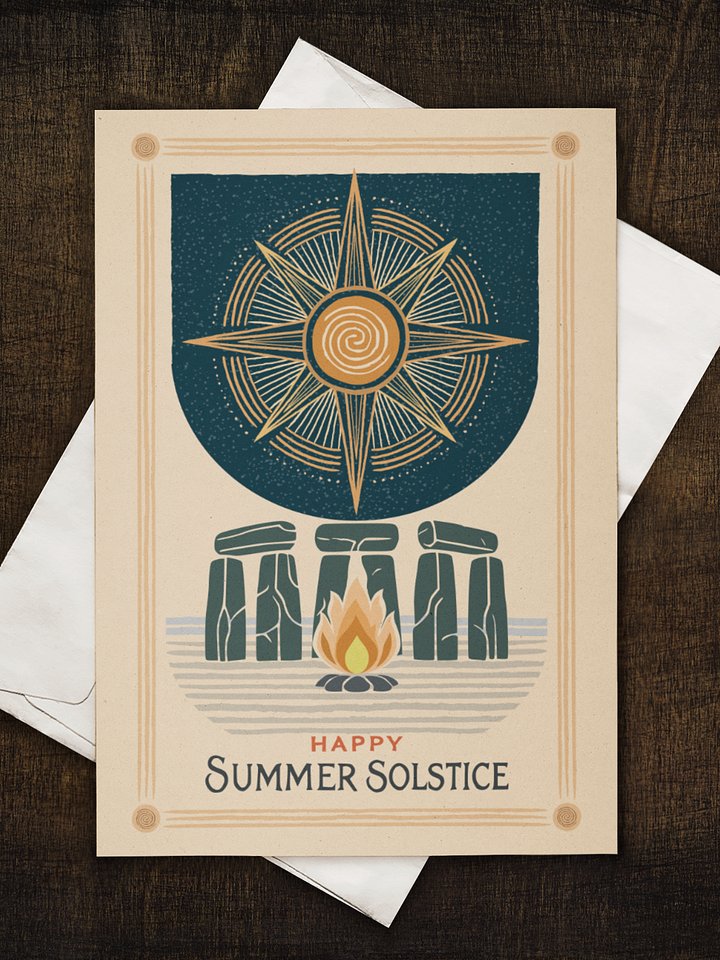 Celtic Summer Solstice Greeting Card product image (1)