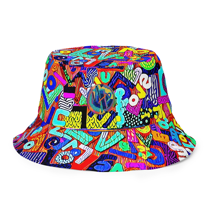 Neon Love Reversible Bucket Hat product image (1)