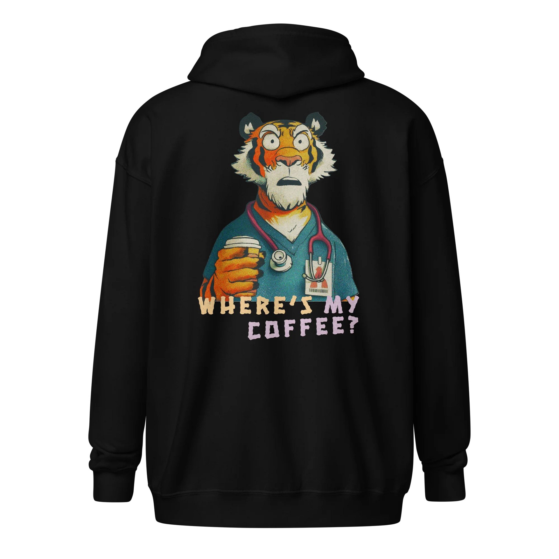 Nurse Coffee Zip Hoodie for Nursing Students product image (7)
