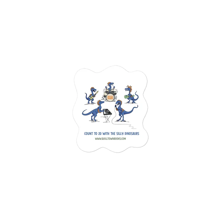 Jurassic Jams Die Cut Sticker product image (2)