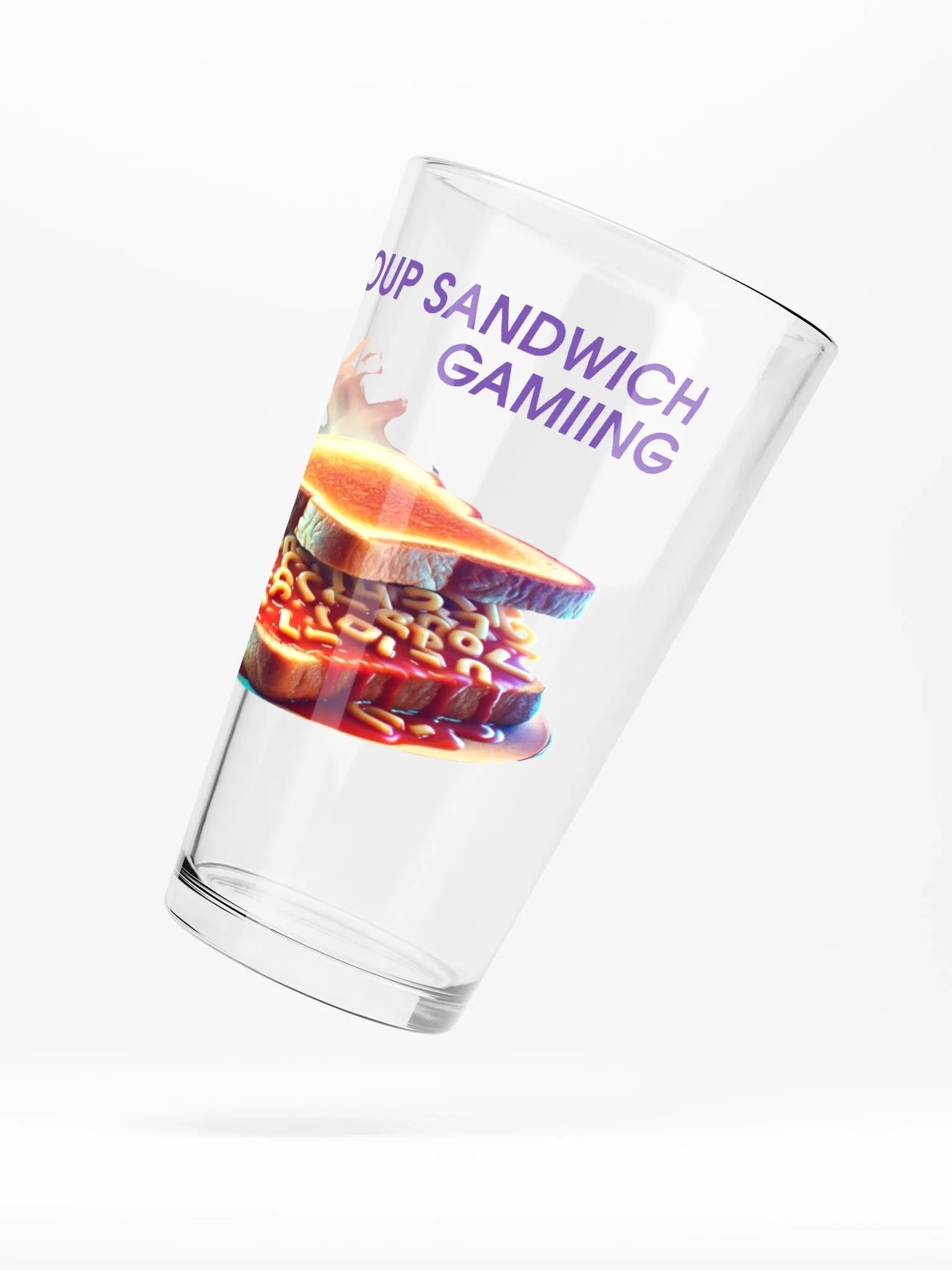 SoupSandwich Gaming Pint Glass product image (5)