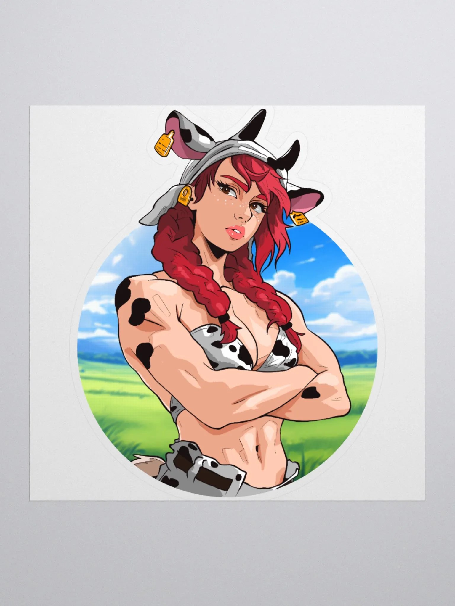 Anime Cow Sticker product image (3)