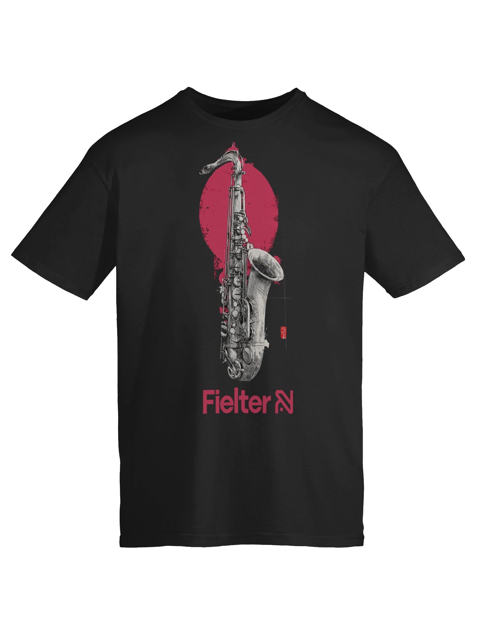 Fielter - Saxophone Circle Unisex Tee product image (17)