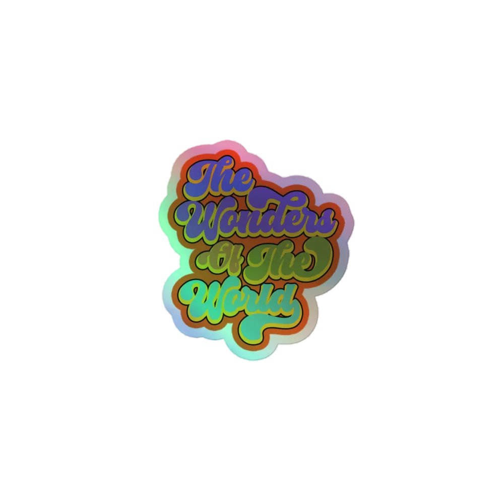 Wonders Holographic Sticker product image (1)