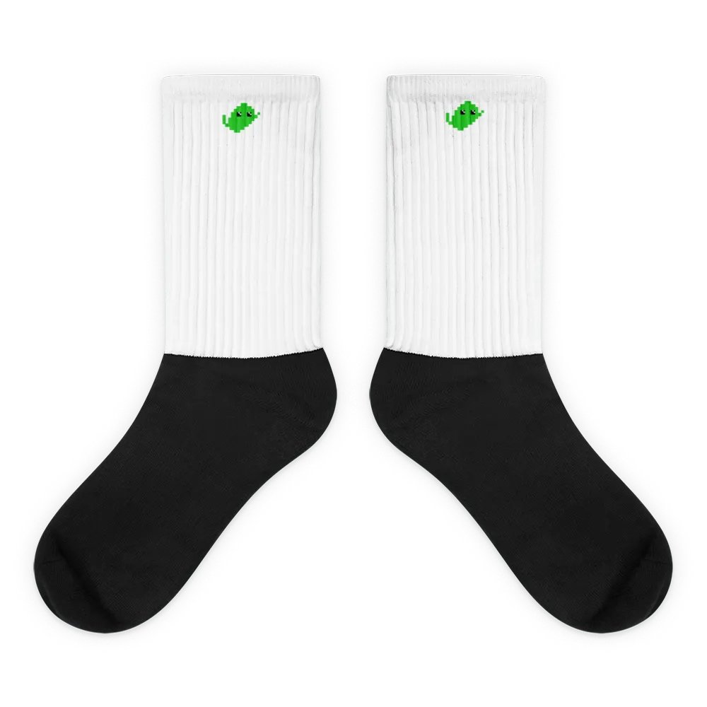 PIXEL LIME SOCKS product image (2)