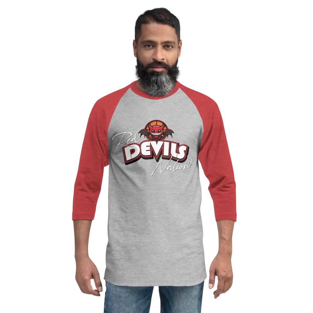 Devils Nation Basketball - Tultex Fine Jersey Raglan Tee product image (2)