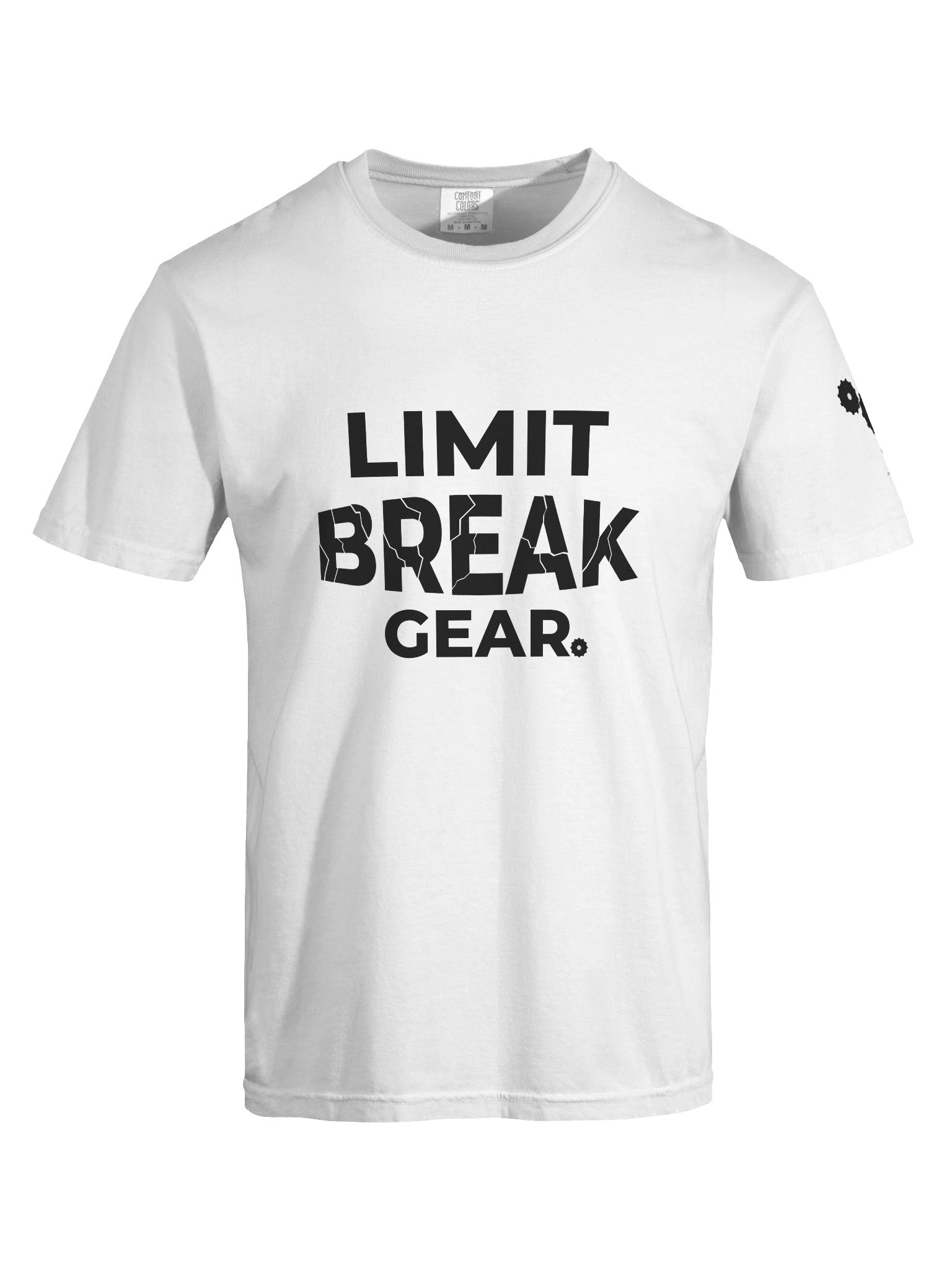 Limit Break Gear Shatter Relaxed Fit Tee - black logo product image (7)