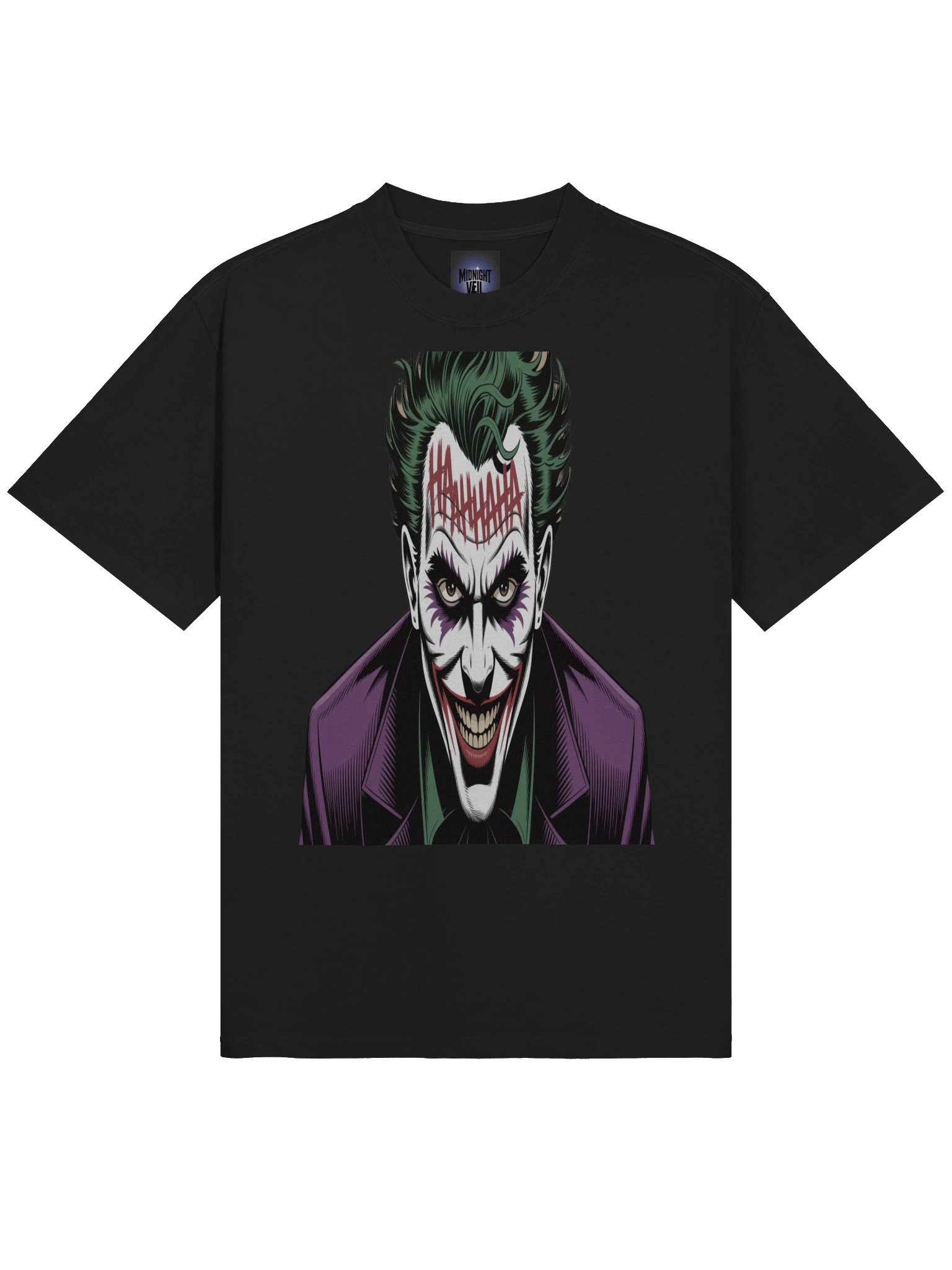 Joker 'HAHAHA' Eternal Laugh Oversized Faded T-Shirt product image (5)
