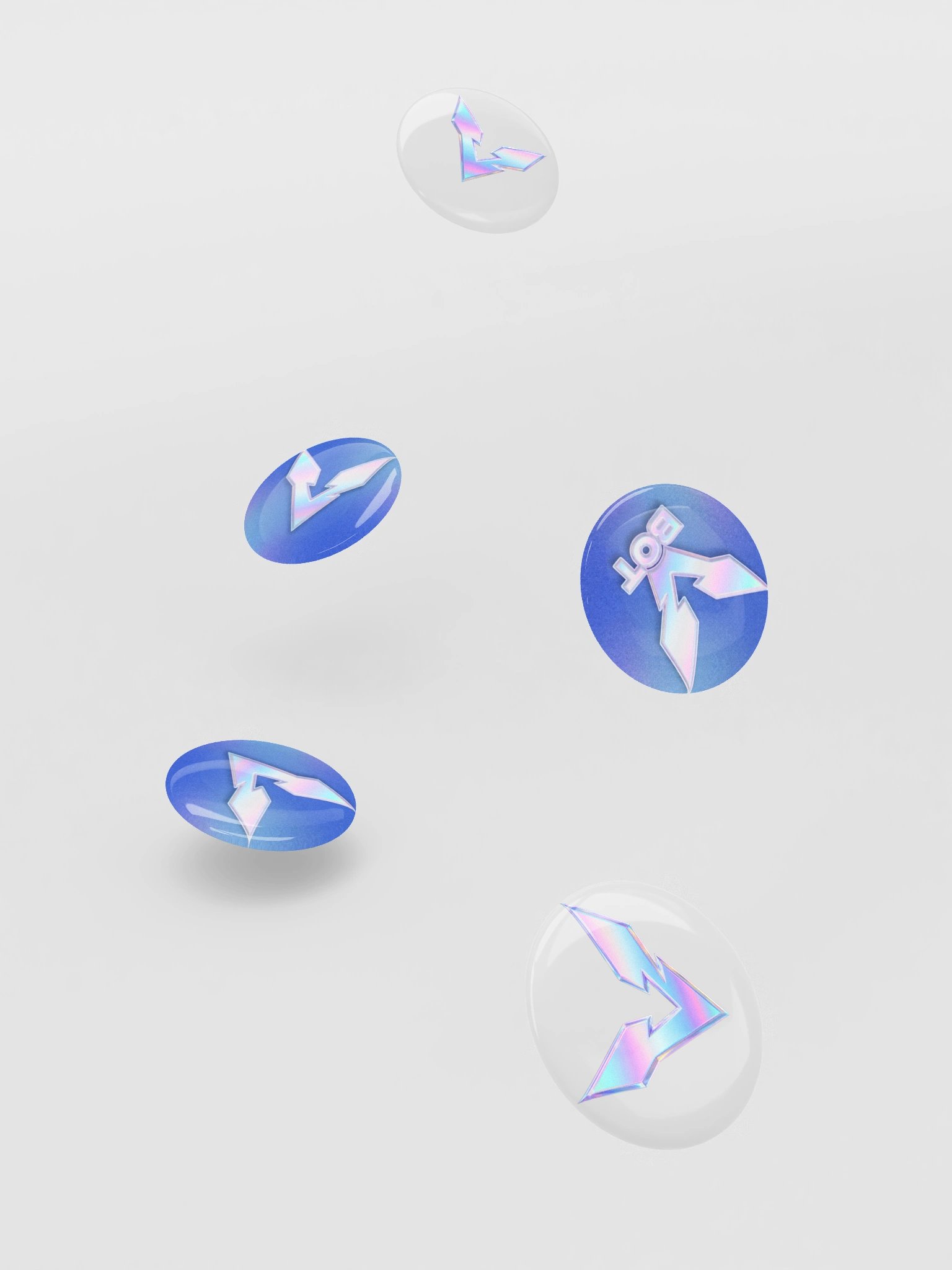 Pastel V Emblem Pin Buttons product image (9)