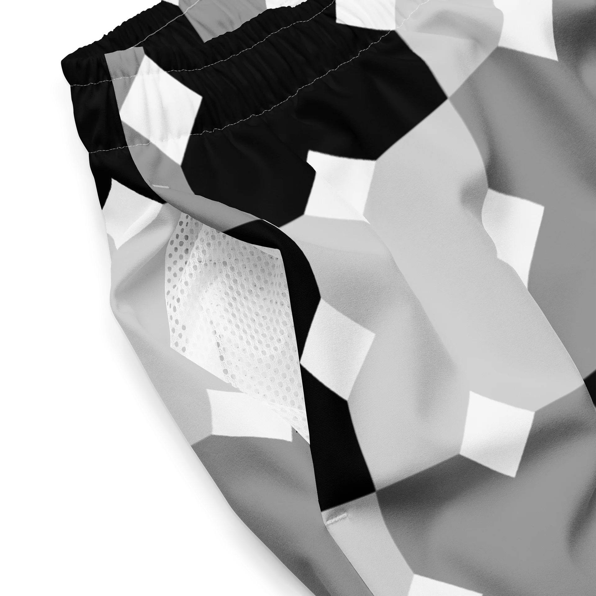 His House Mens Swimsuit - Monochrome Mosaic product image (3)