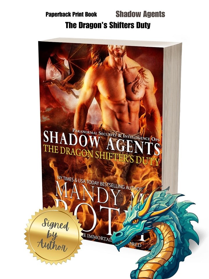 The Dragon's Shifters Duty Signed Paperback Print Book product image (1)