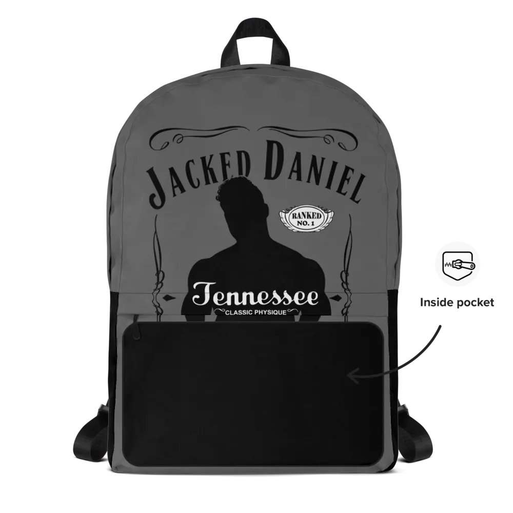 Jacked Daniel Large Print Backpack product image (5)