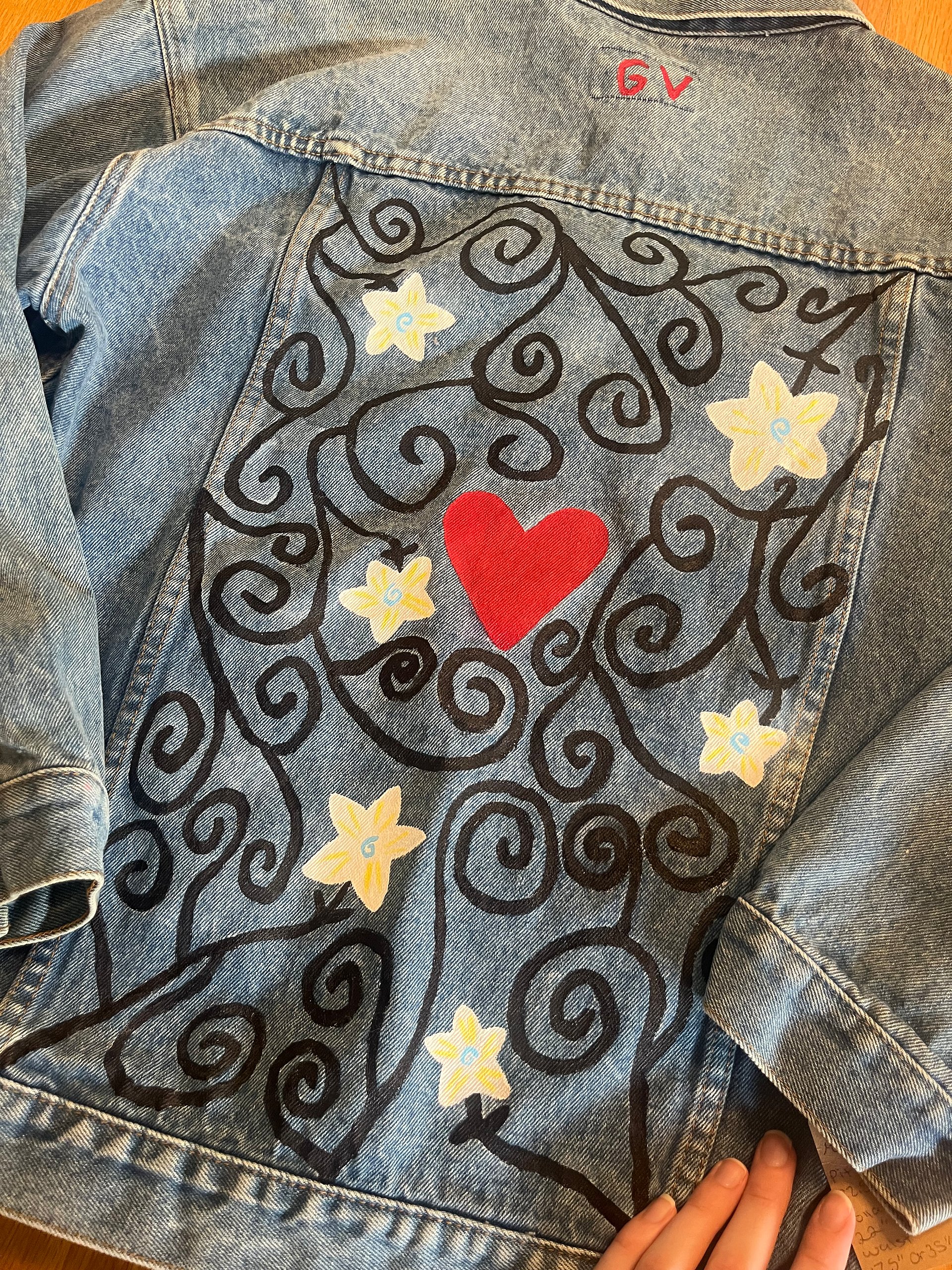 Dark Love Denim Jacket / Size Medium product image (5)