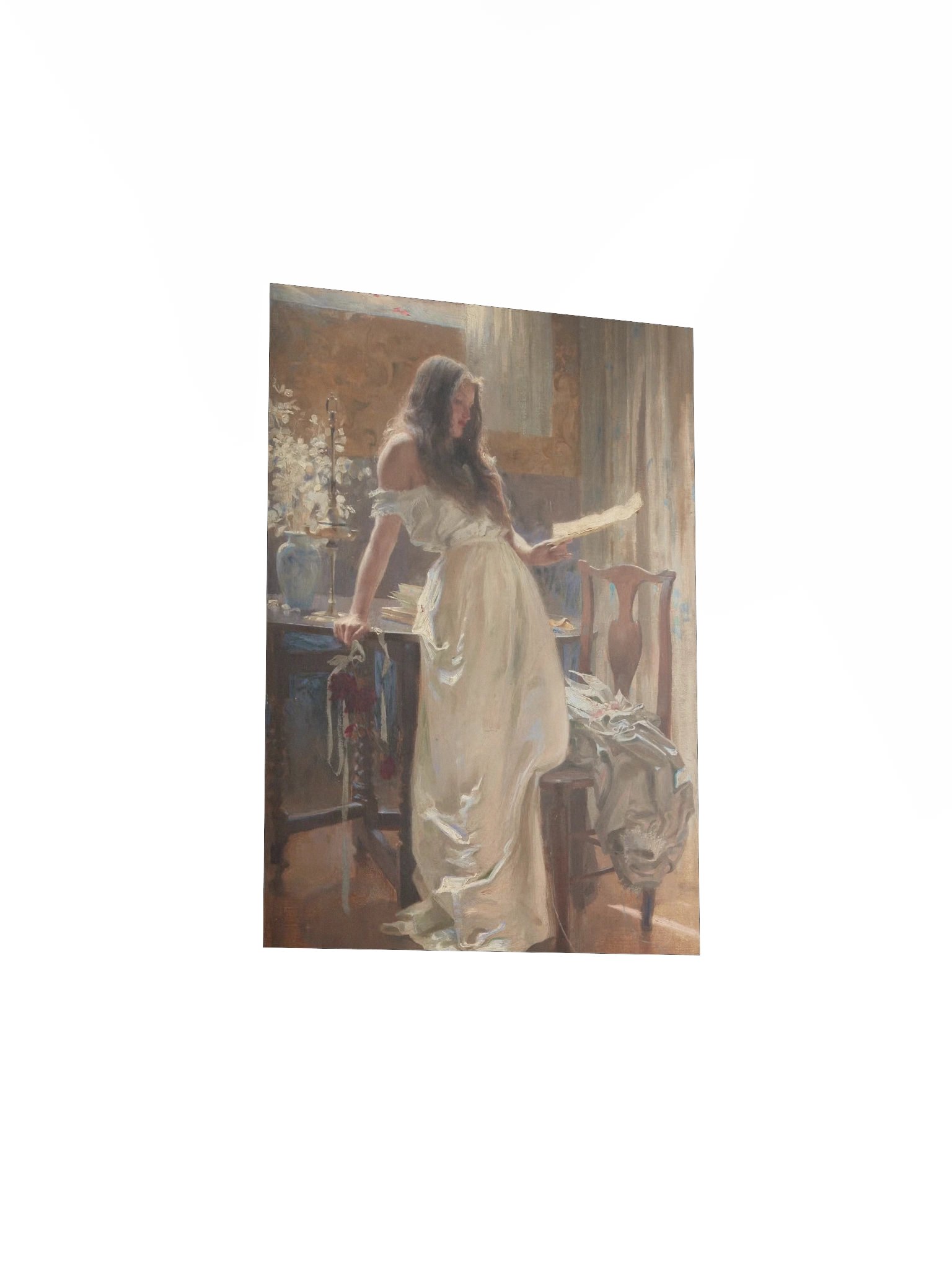 "Go Lovely Rose! Tell her that Wastes her Time and Mine" by Herbert James Draper Poster product image (2)