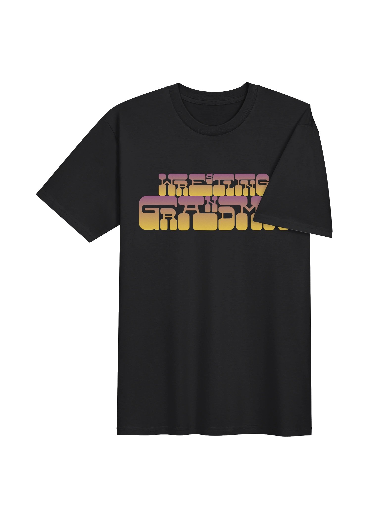 Retro Games Bubble "Wrestling Grandma" Text Tee product image (37)
