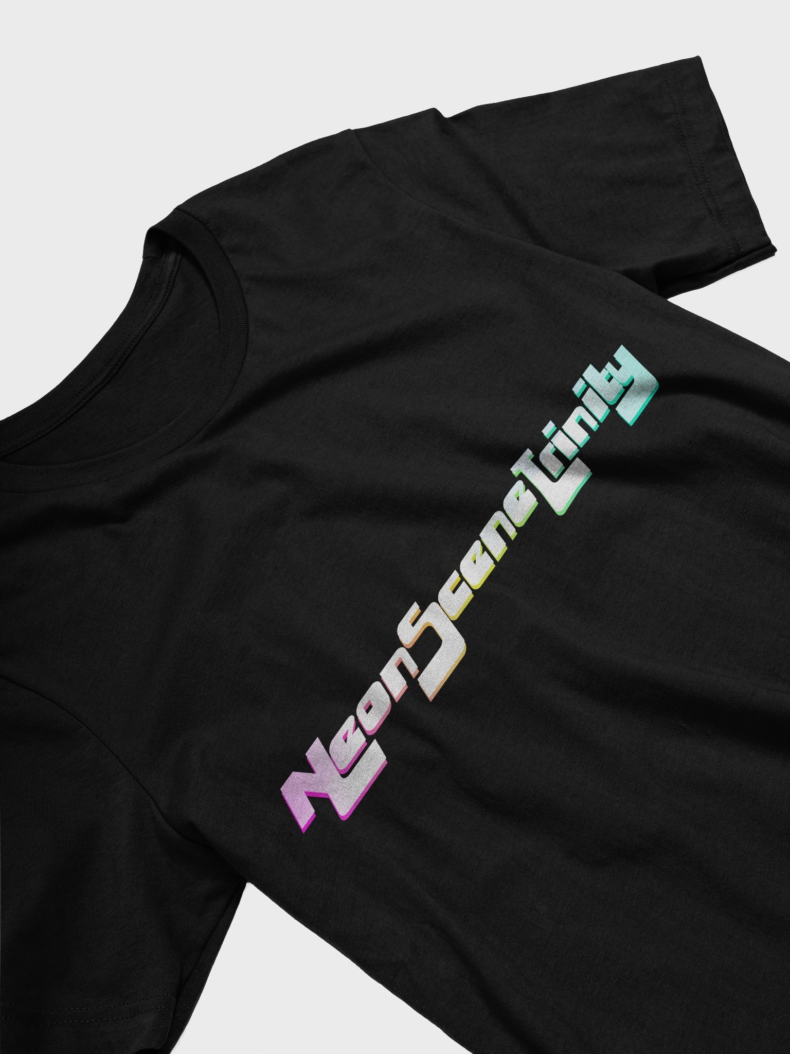Neon Scene Trinity Logo Tee (Black) product image (3)
